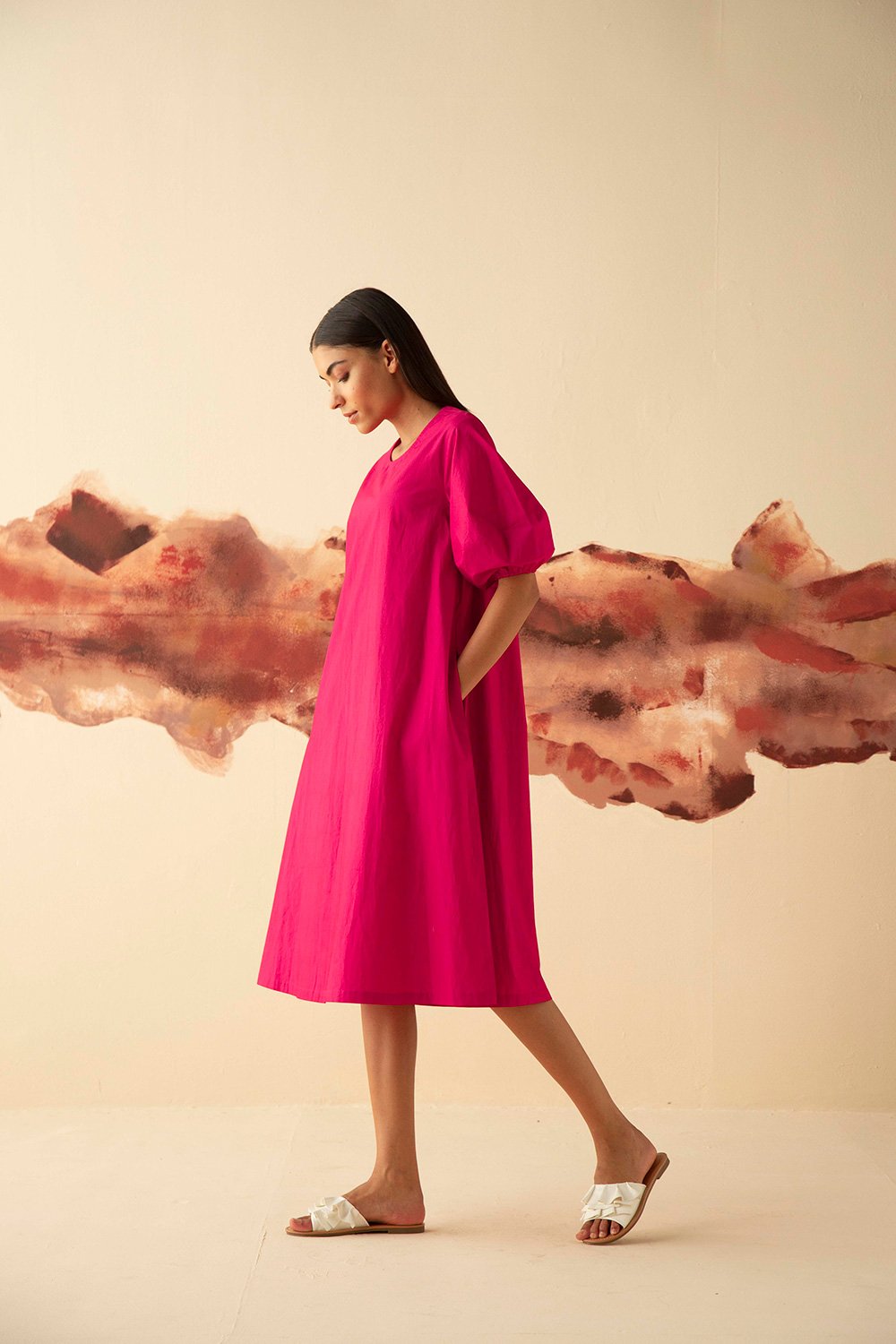 Margo Solid Dress | Rescue