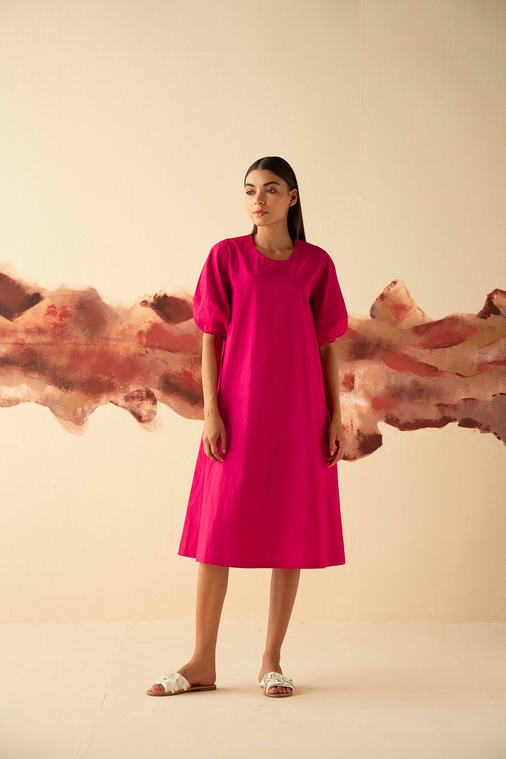 Margo Solid Dress | Rescue