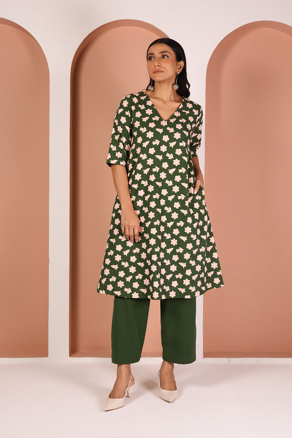 SIMONE GREEN PRINT CO-ORD