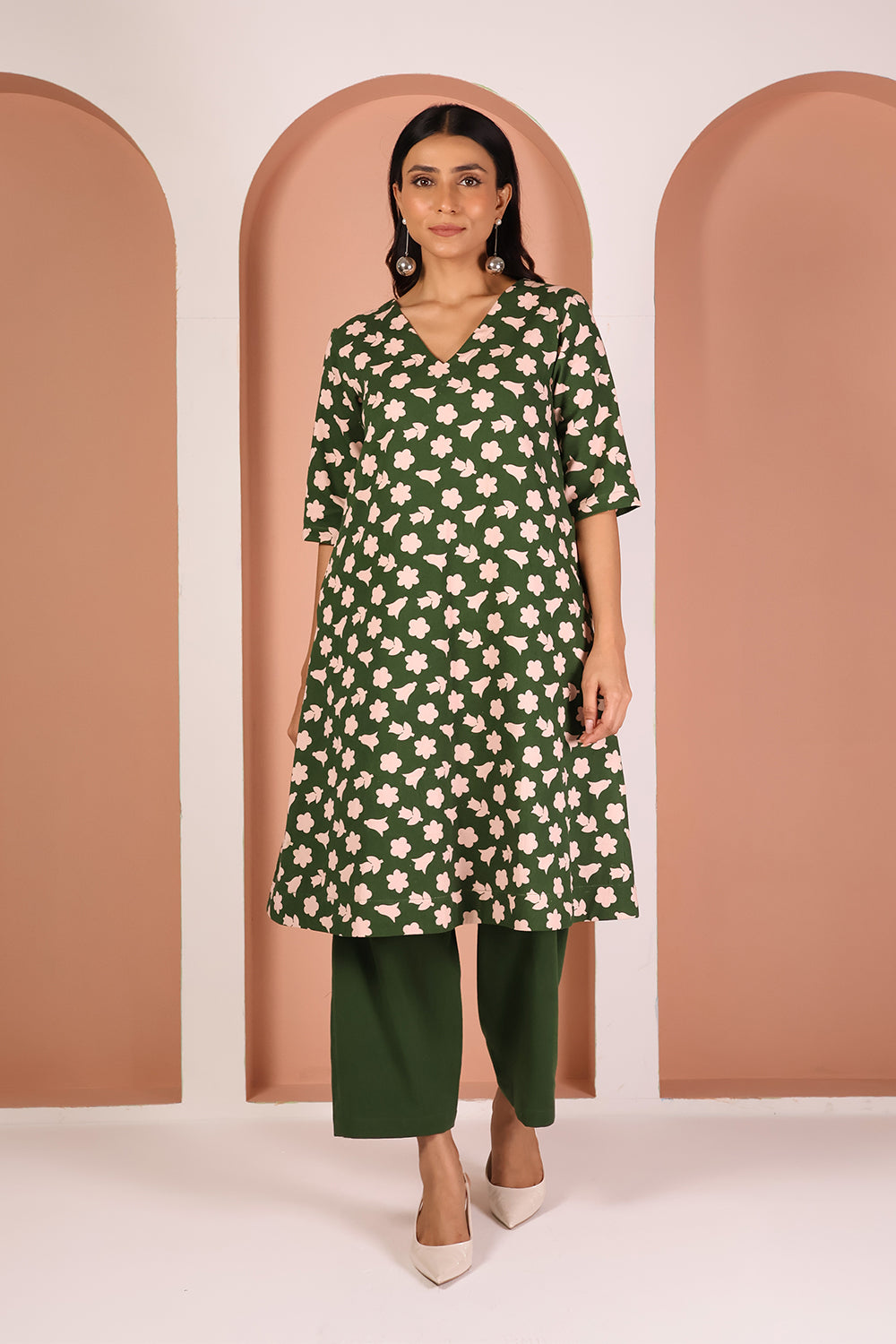 SIMONE GREEN PRINT CO-ORD