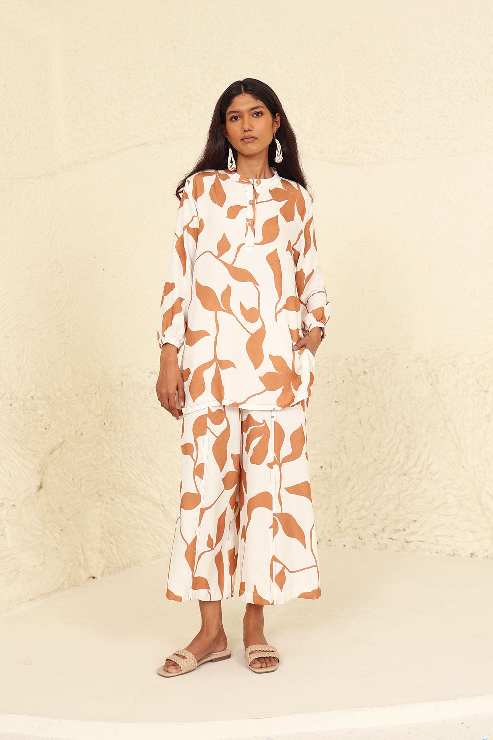 SELENA BEIGE PRINT CO-ORD