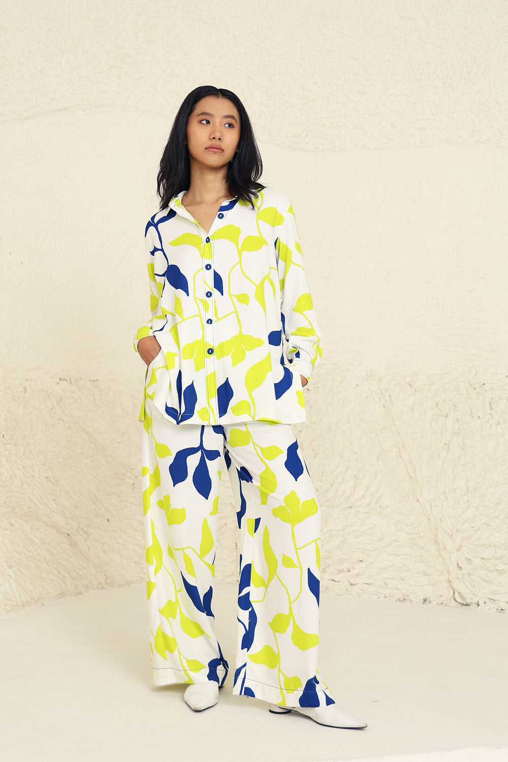 PARKER LIME PRINT CO-ORD