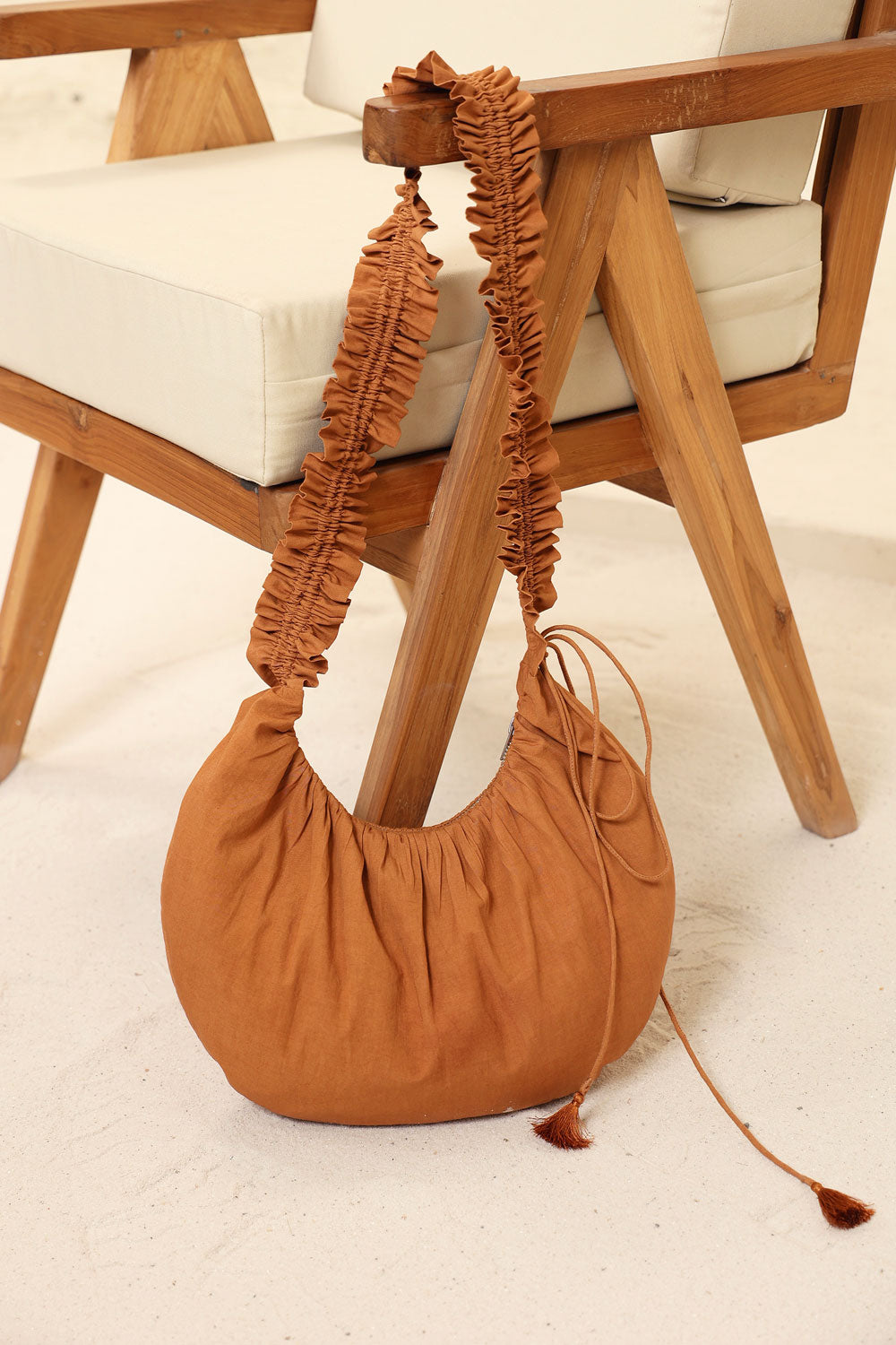 Harper beige solid Bag