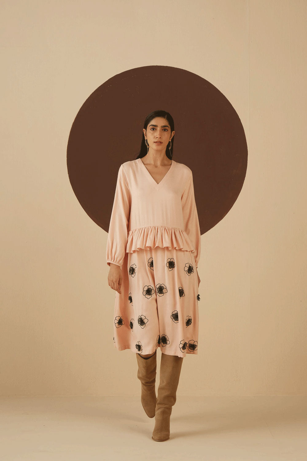 Tori Embroidered Dress