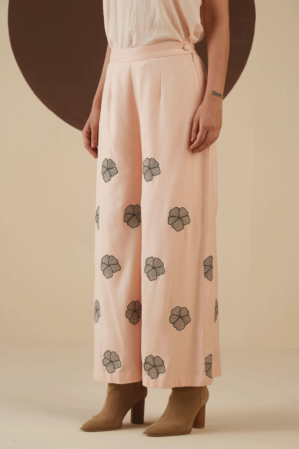 Nora Embroidered Trouser
