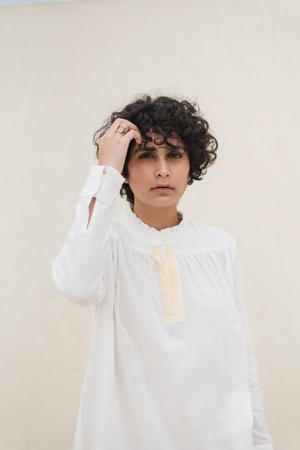 Shirt With Back Hanging