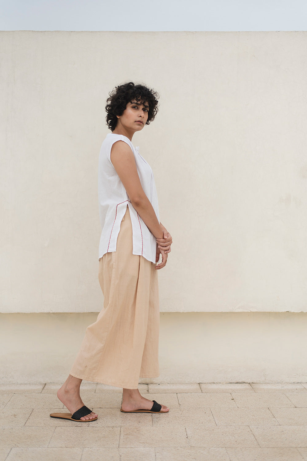 Double Pleat Top