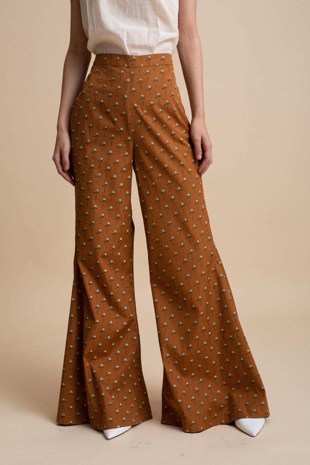 Printed Flared Trouser