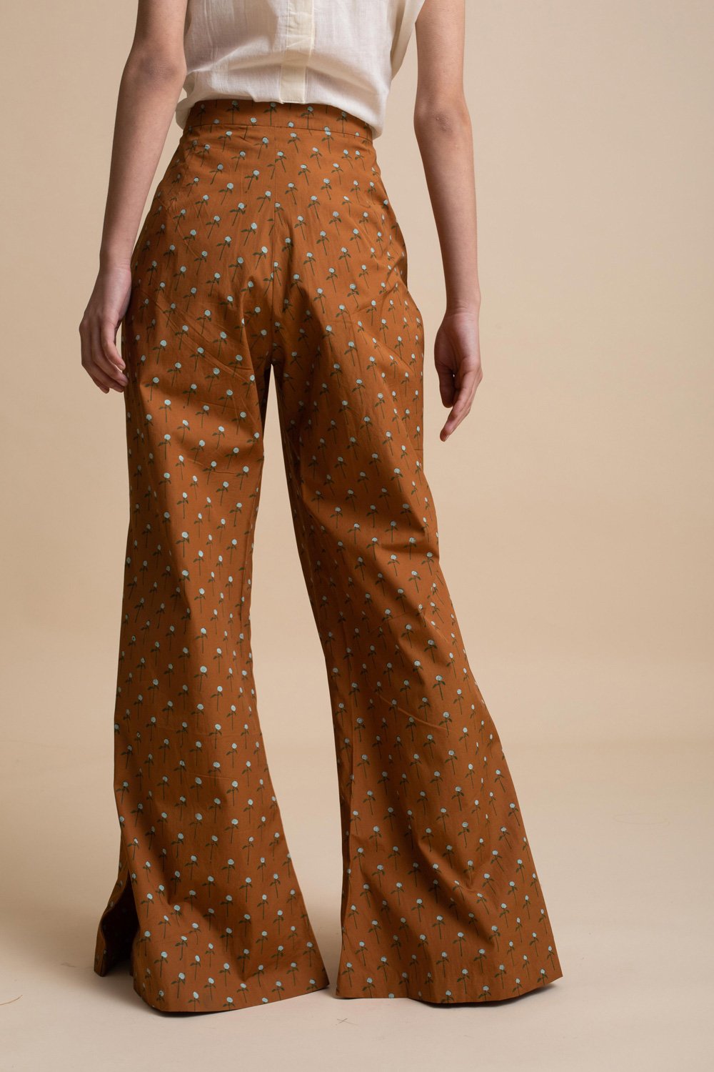 Printed Flared Trouser
