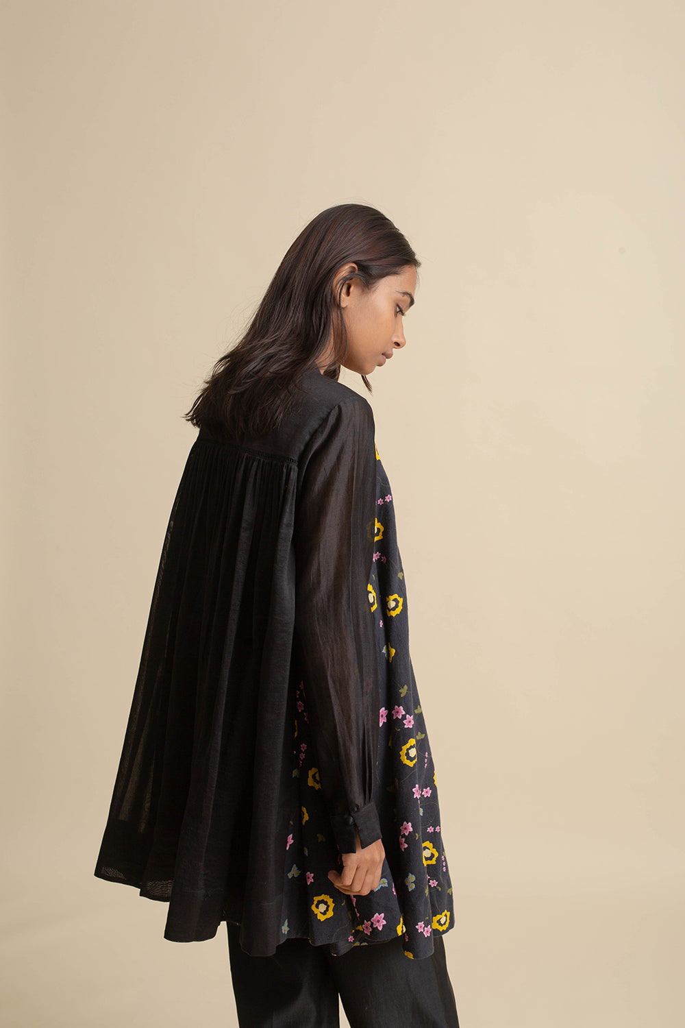Floral Top With Gathers | Rescue