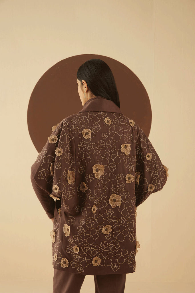 Flora Embroidered Coat