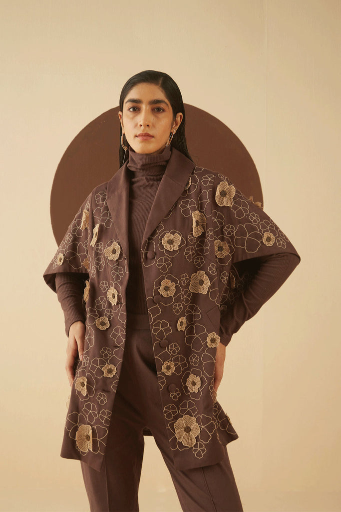 Flora Embroidered Coat