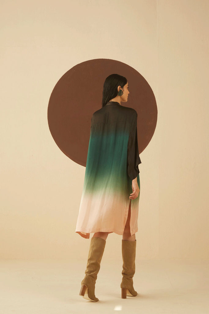 Laurel Ombre Shirt Dress