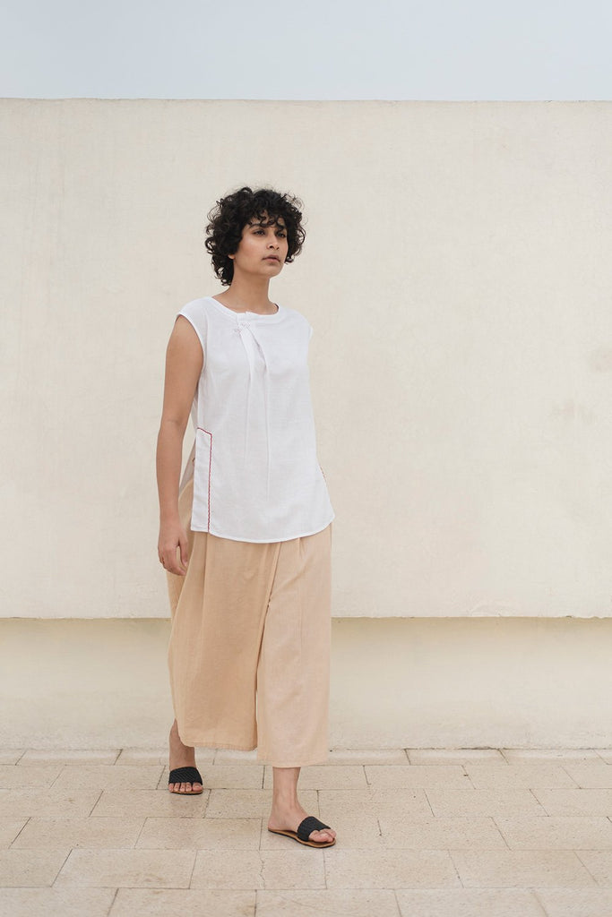 Double Pleat Top
