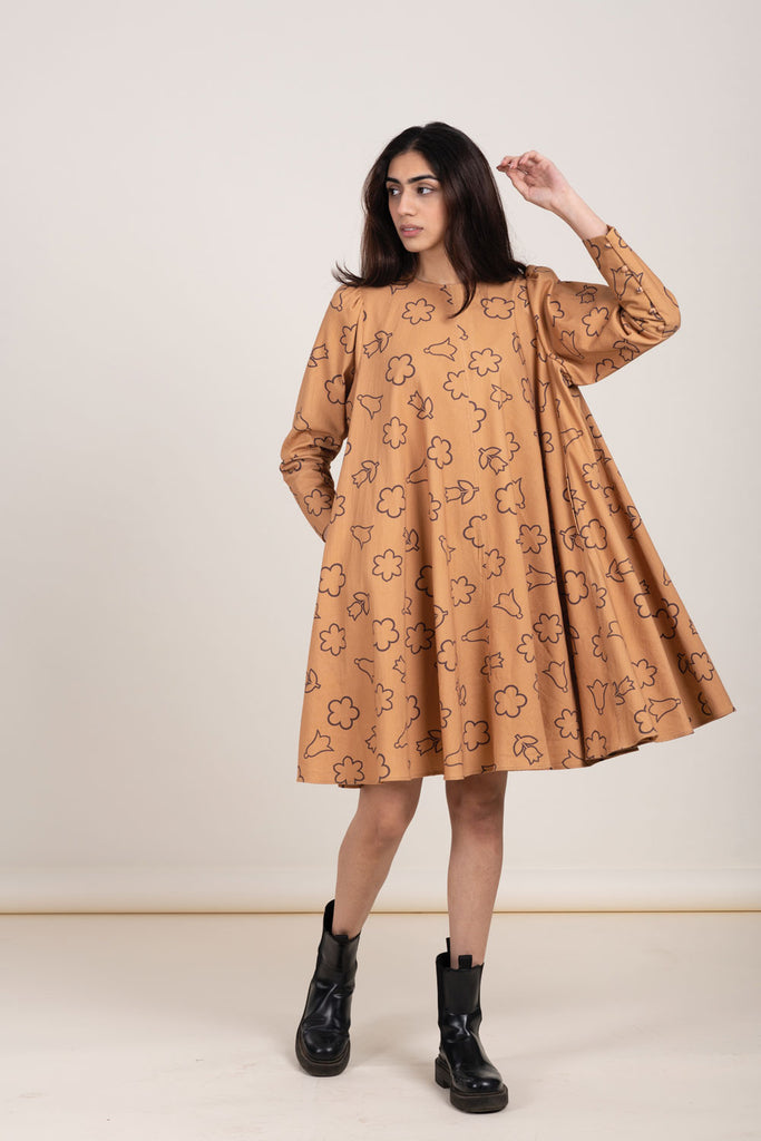 Daisy Print Dress