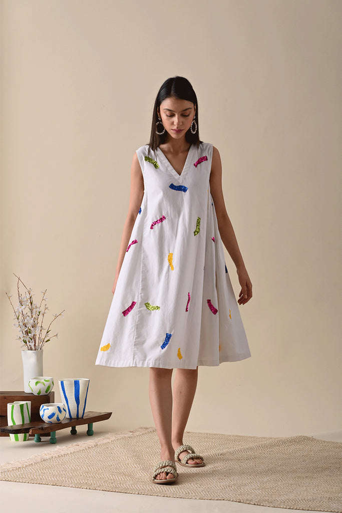 Sophie Embroidered Dress