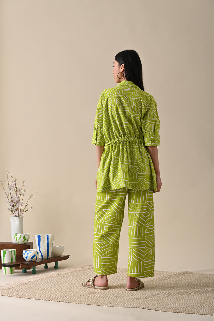 River Olive Print Co-ord