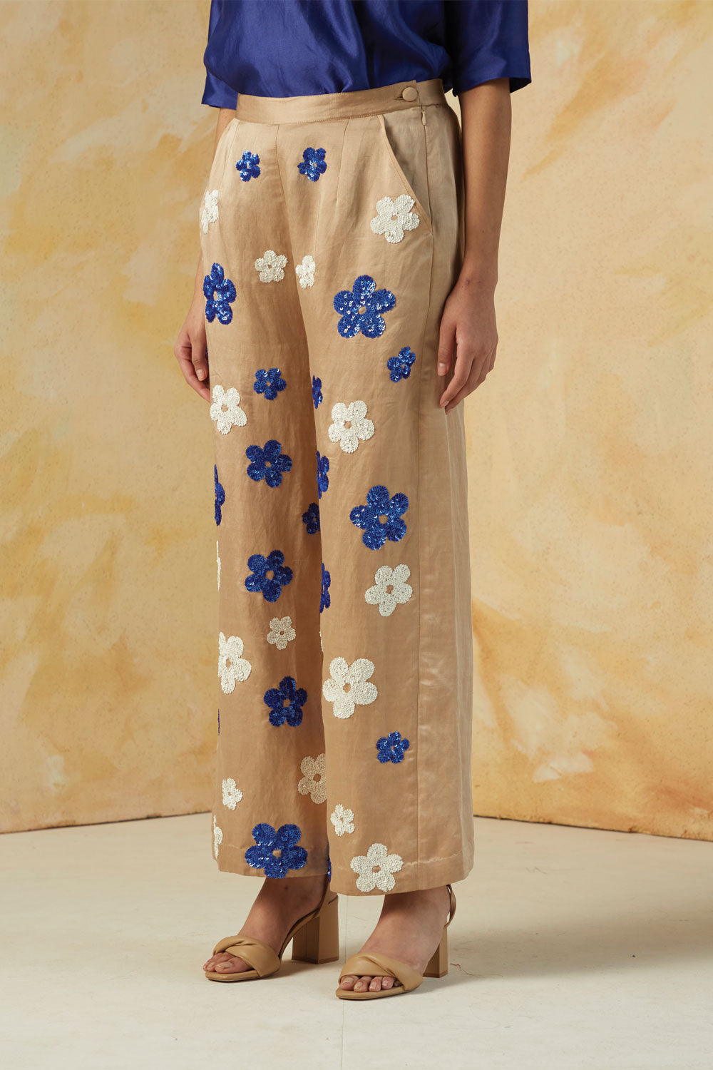 Evelyn Embroidered Trouser